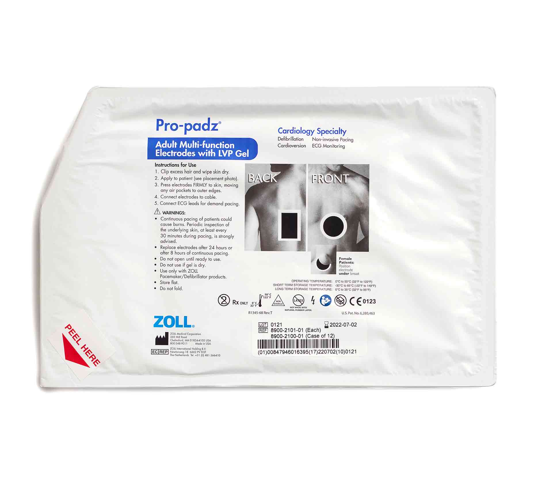 ZOLL pro-padz 除颤监护仪电极片