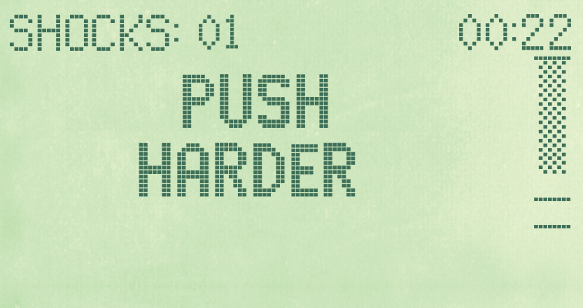 Verbal feedback displays on rate and depth